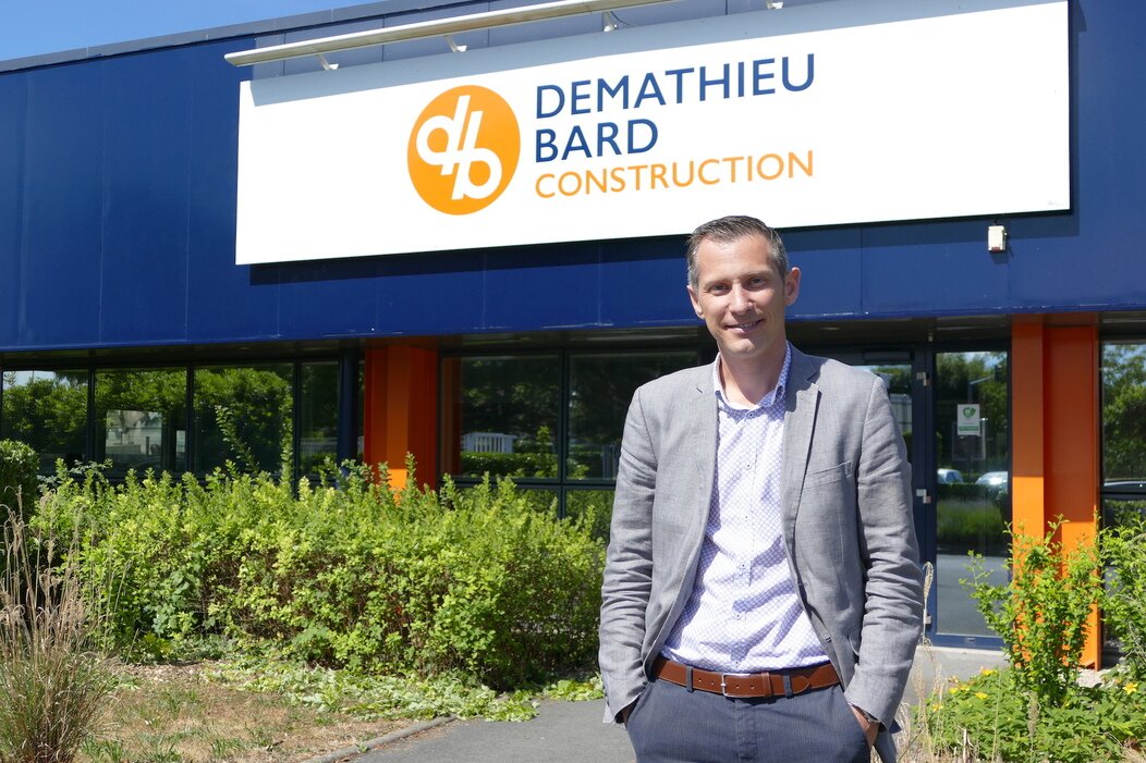 Florent Haas, directeur de l'agence Demathieu Bard Construction Champagne