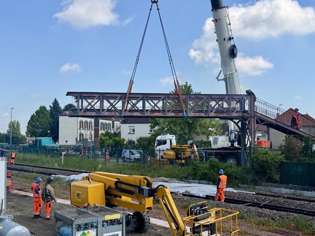 Retrait de la passerelle
