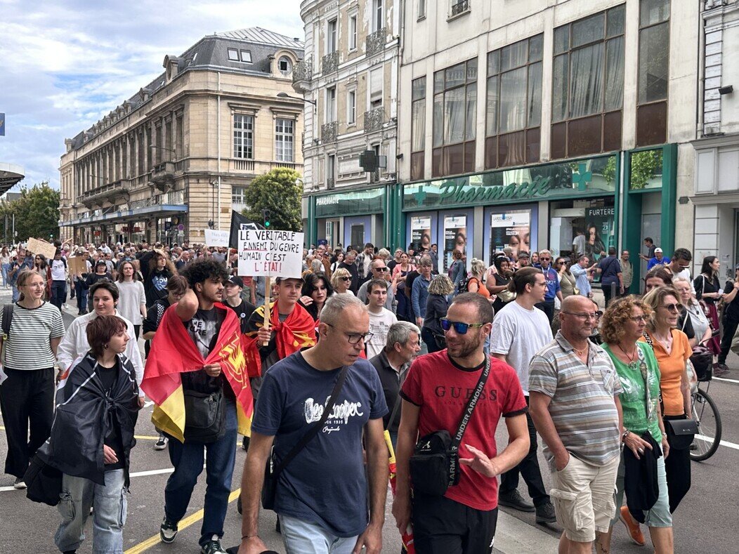 Photo de la Manifestation du 10 septembre 2025