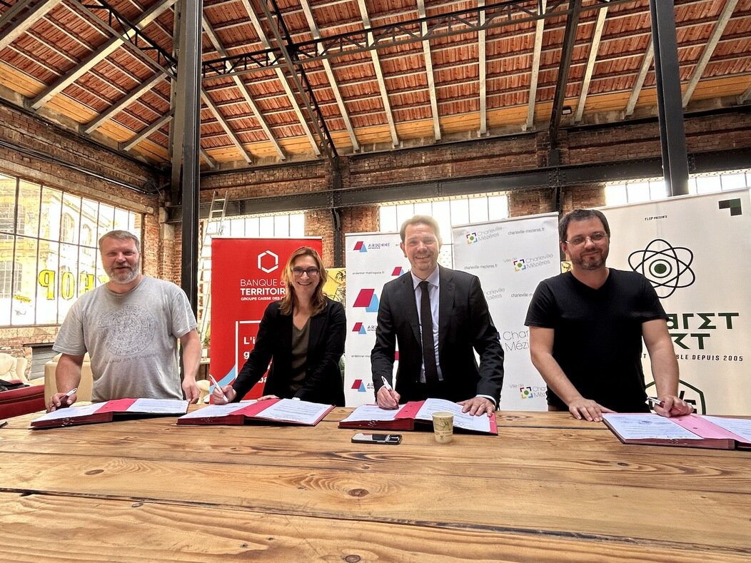 Photo de Julien Sauvage, Magali Debatte, Boris Ravignon et Fabian Pillard