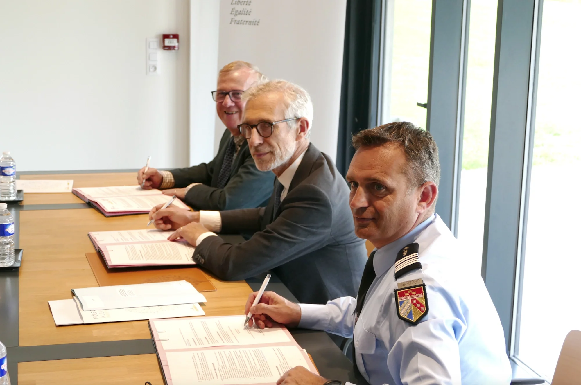 Photo de Jacky Desbrosse, Henri Prevost et Romuald De La Cruz