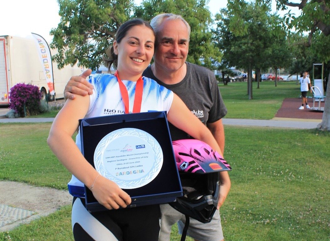 Photo de Cyrielle Bramm et son père