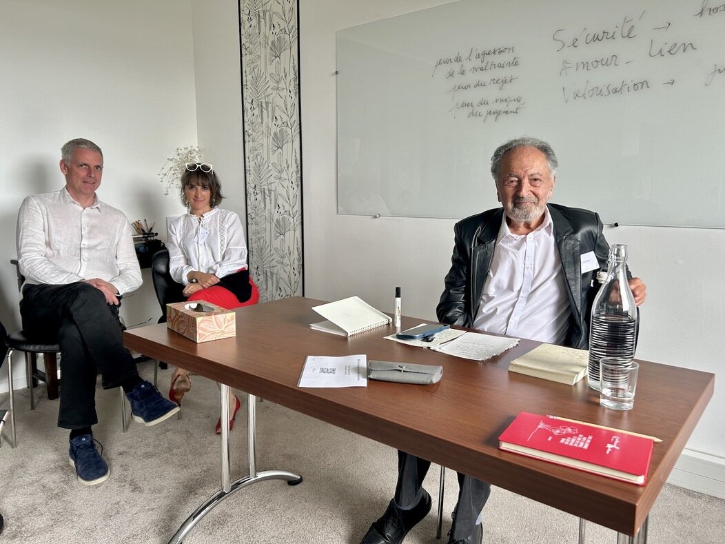 Photo de Jérôme Gille, Mélanie Faye et Charles Rojzman