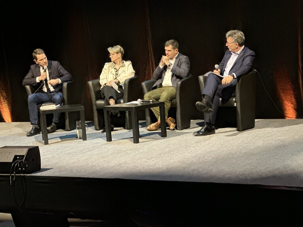 Photo de Boris Ravignon, Valérie Chaumet, Benoist Apparu et Franck Leroy