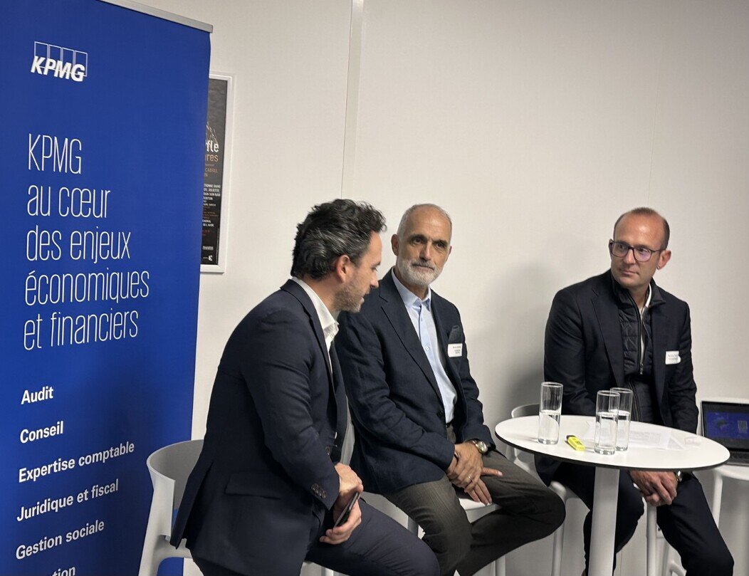 Photo de Vincent Huchet, Michel Drappier et Mathieu Tschupp