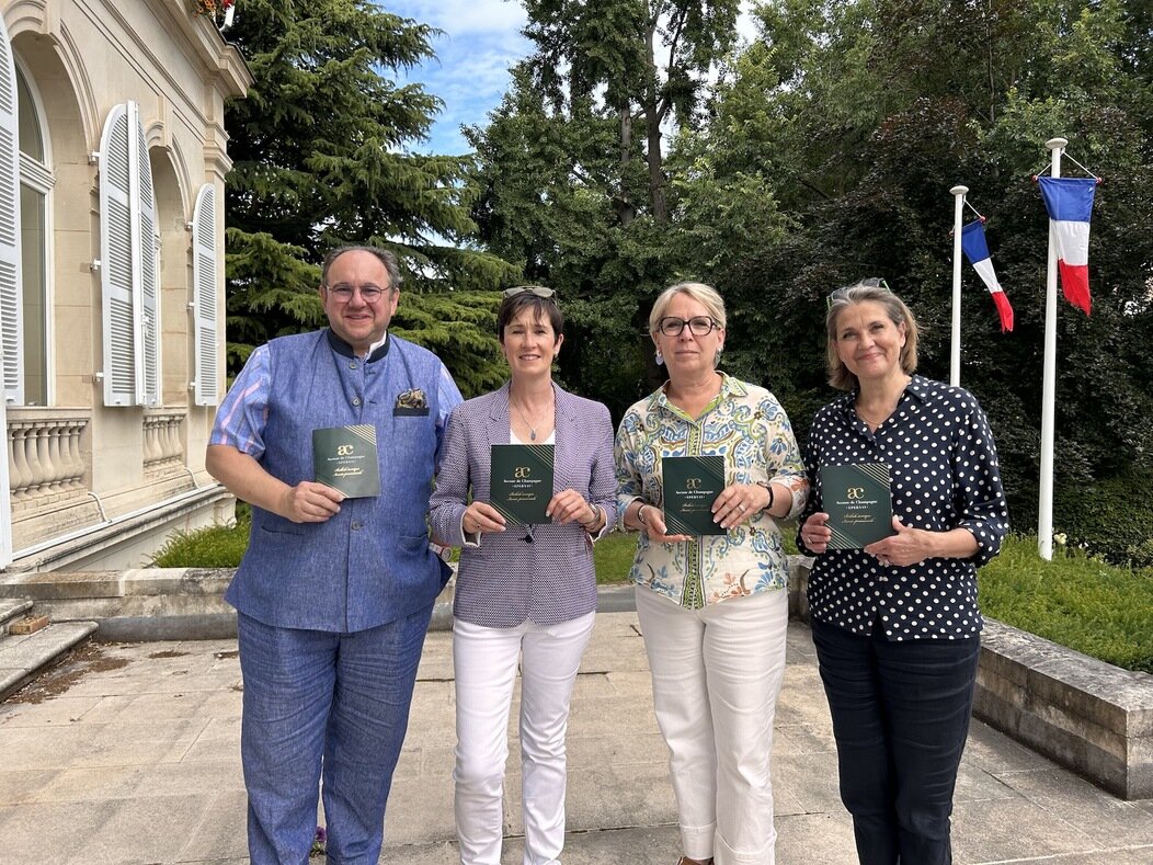 Photo d'Hubert de Billy, Laurence Prevot, Christine Mazy et Roxane de Varine