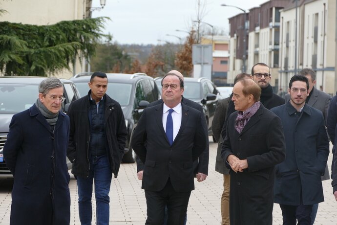 Photo de François Hollande à Vitry-le-François