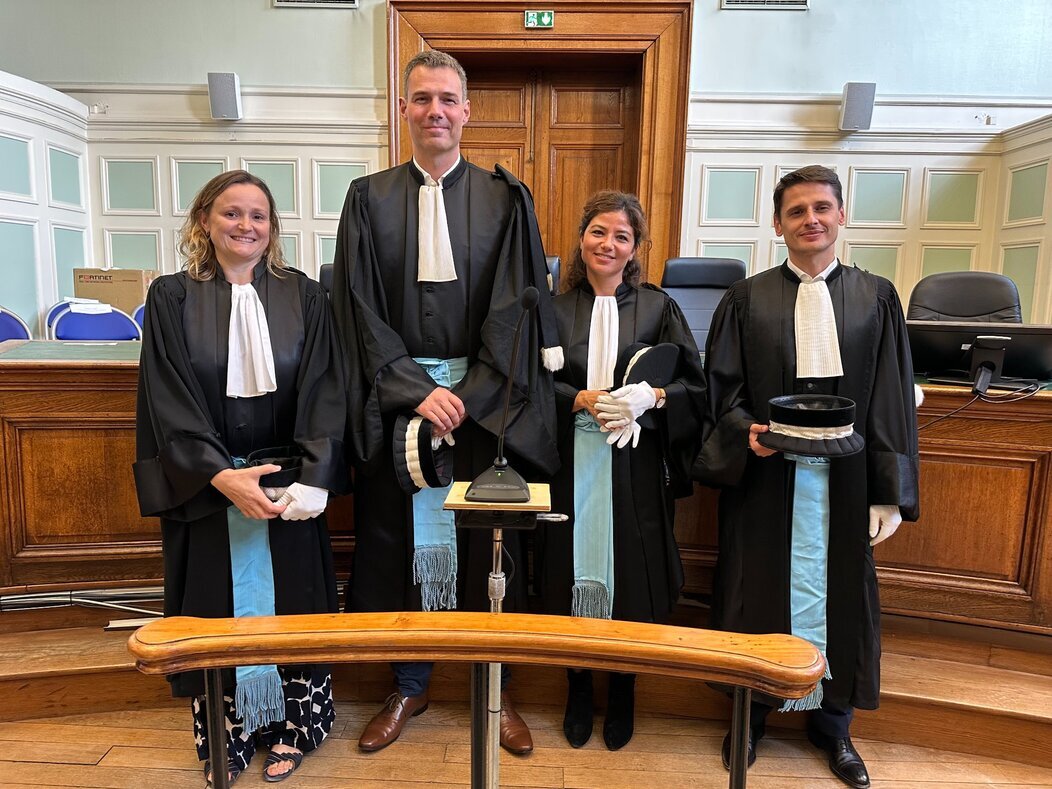 Photo de Céline Fassey, Pierre Jund, Cynthia Léger et Romain Rigault