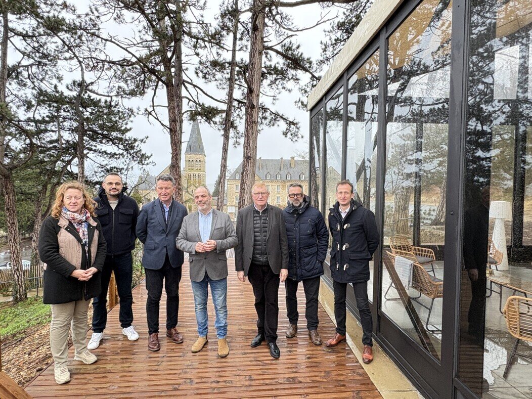 Photo de Franck Deshayes, Grégoire Mahieu et Maxime Mainguet, Grégorie Sauvage et Régis Coutant