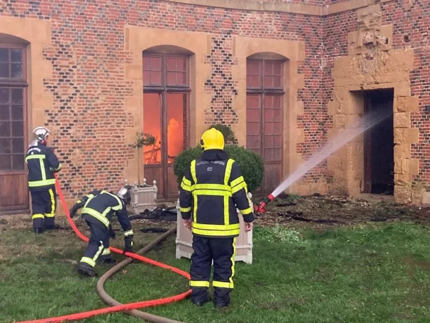 Incendie de la Chartreuse du Mont-Dieu