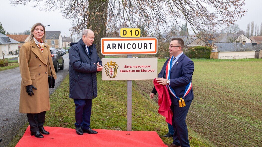 Albert II, Caroline de Monaco et Thomas Samyn