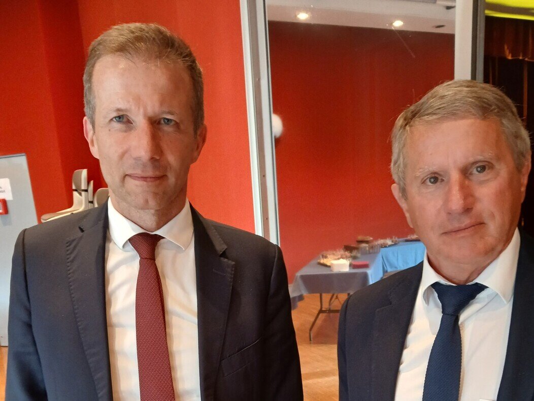 Photo de Christian Chassaing et Noël Bourgeois