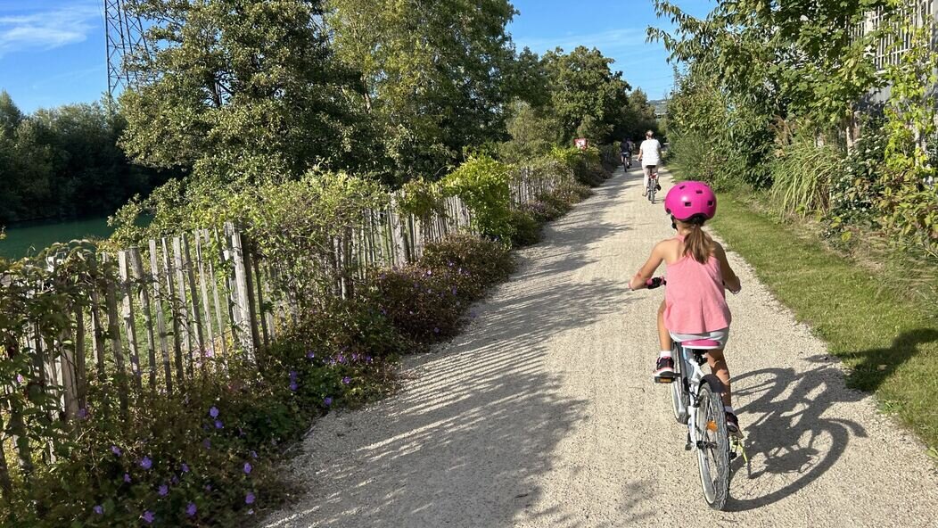 Photo piste cyclable du Grand-Est