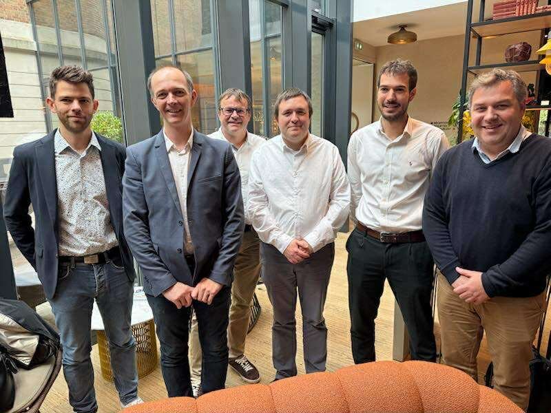 Photo de Etienne VITTENET, David BERG, Olivier DUYME, François BRETON, Lucas DOMANGE, Johann BOURRIER