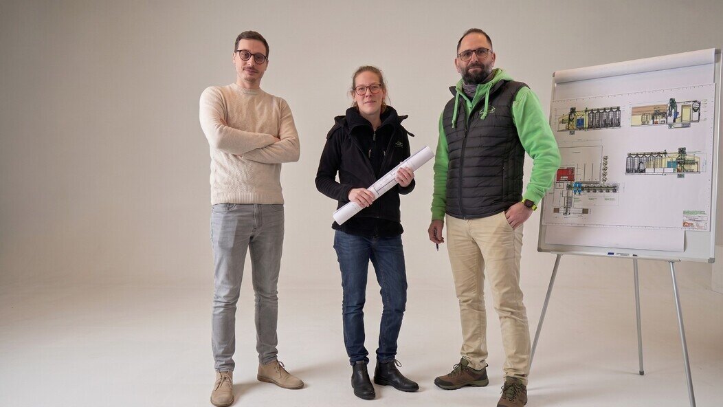 Photo de Maxence Clément, Estelle Gentils et Thibaut Guillet