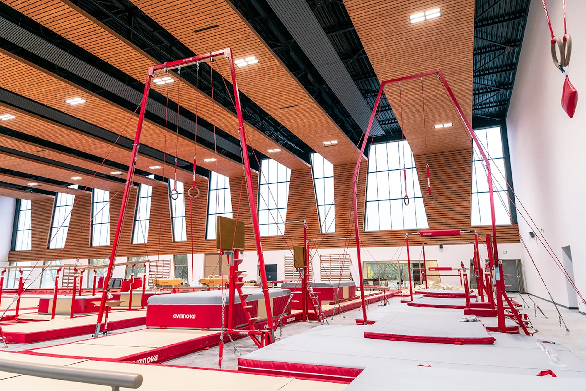 Photo du nouveau Complexe gymnique de Troyes