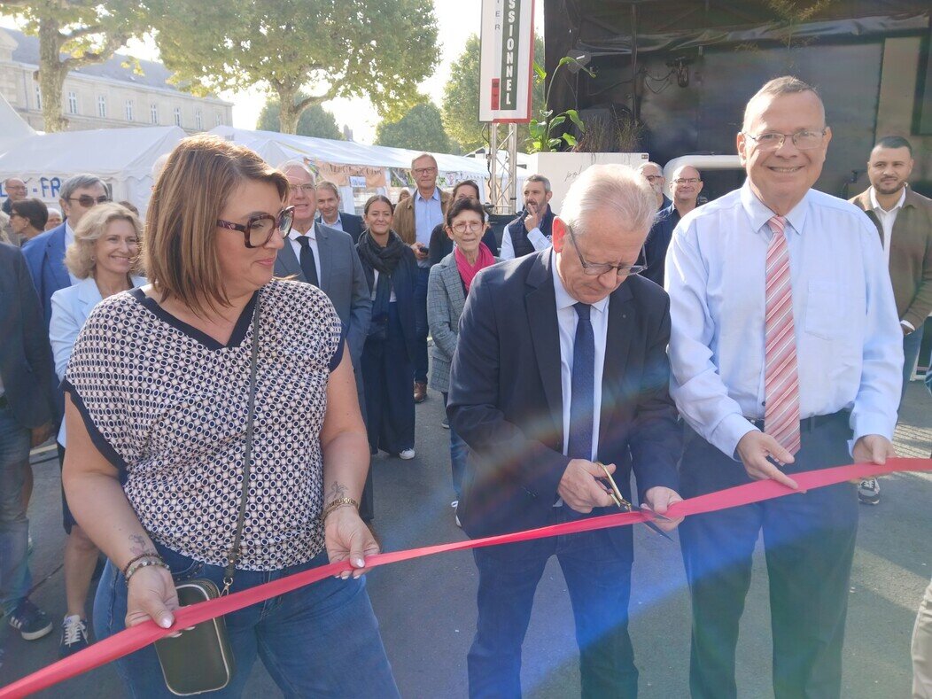 Photo de l'inauguration de la foire de Sedan