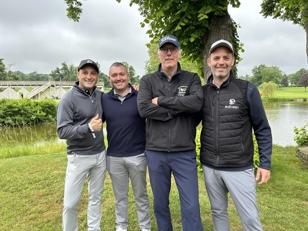 Photo de Nicolas Lelarge, Michael Boucly, Laurent Blanc et Alexandre Bonard