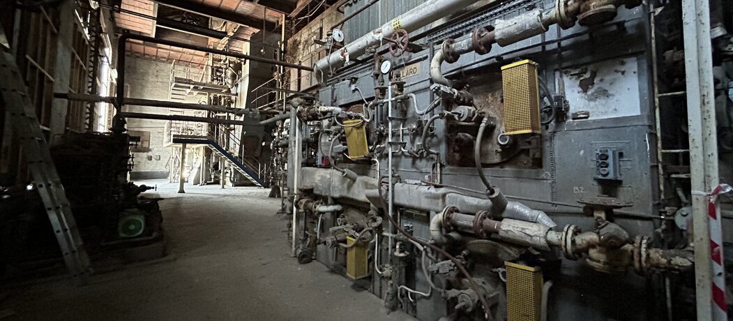 Photo de l'ancienne salle des machines
