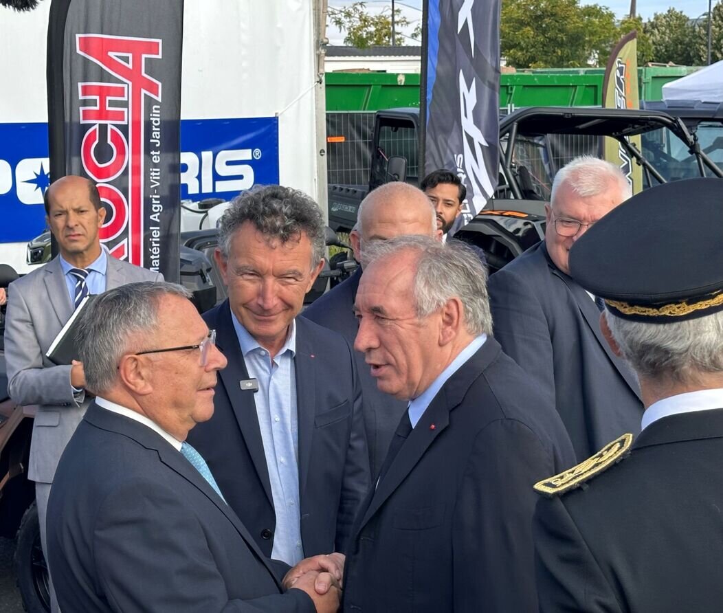 Photo de François Bayrou, Jean-Marc Roze et Franck Leroy