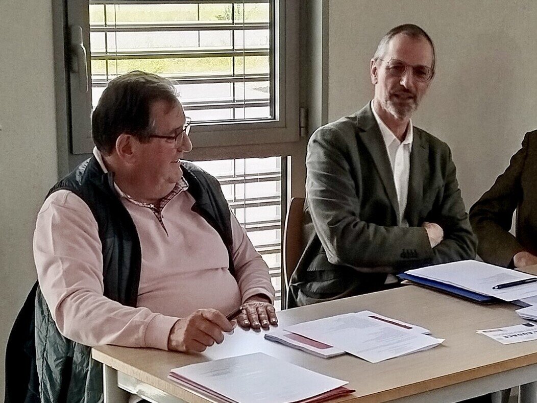 Photo de Jacques Wuilmet et Jean-Michel Catteau
