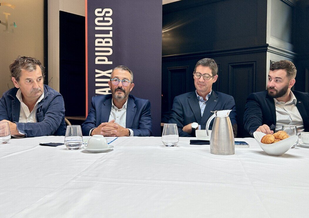 Photo de Sébastien Vacellier, Hervé Noël, Christophe Possémé et Georges Mathieu
