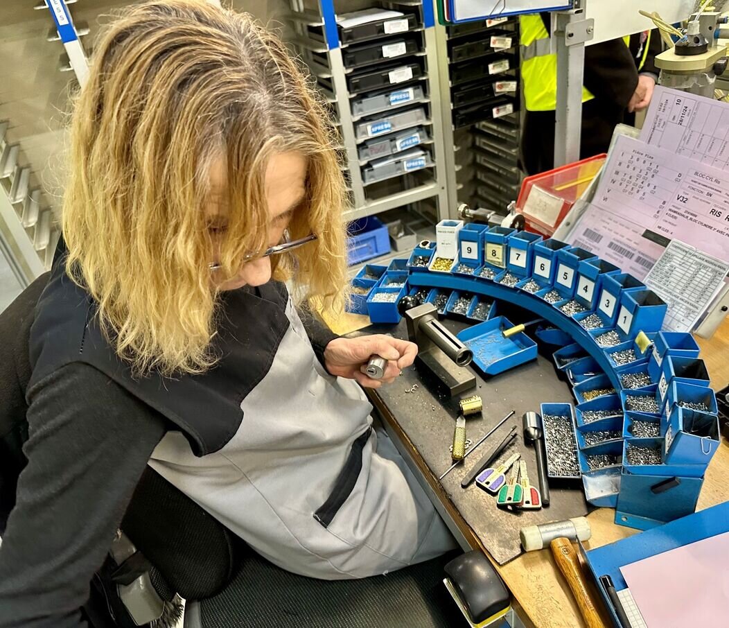 Photo de l'assemblage d'un cylindre Radial