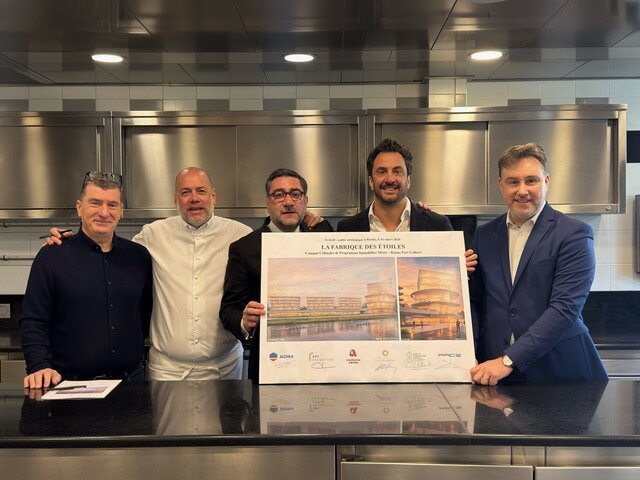 Giovanni Pace, Arnaud Lallement, Arnaud Valary, Kellie Thiénot et XXX