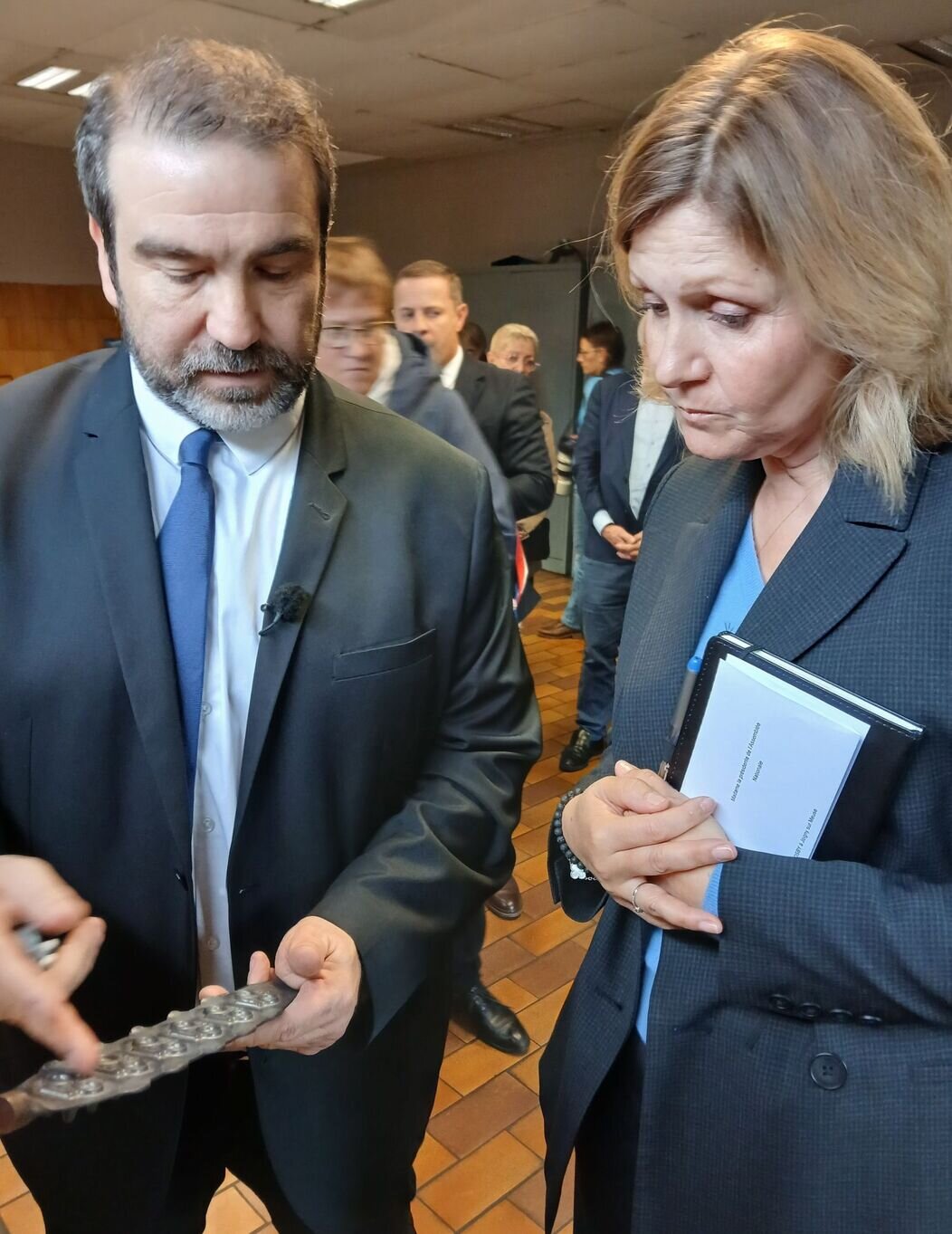 Photo de Aurélien Michel et Yaël Braun-Pivet