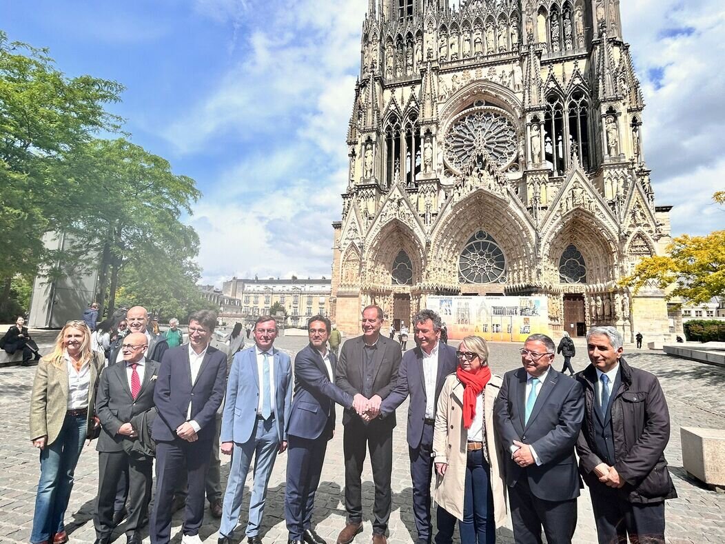 Photo de Arnaud Robinet, Christian Prudhomme et Franck Leroy