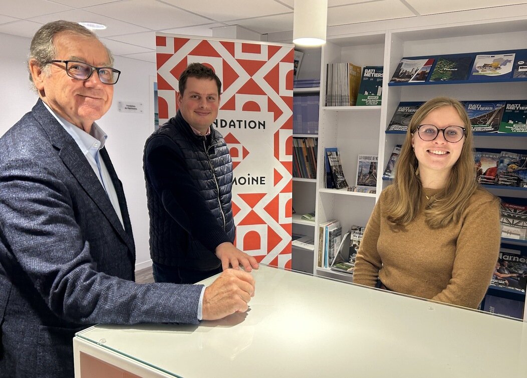 Photo de Pierre Possémé, Bernard de Lauriston et Valentine Roland-Boulogne