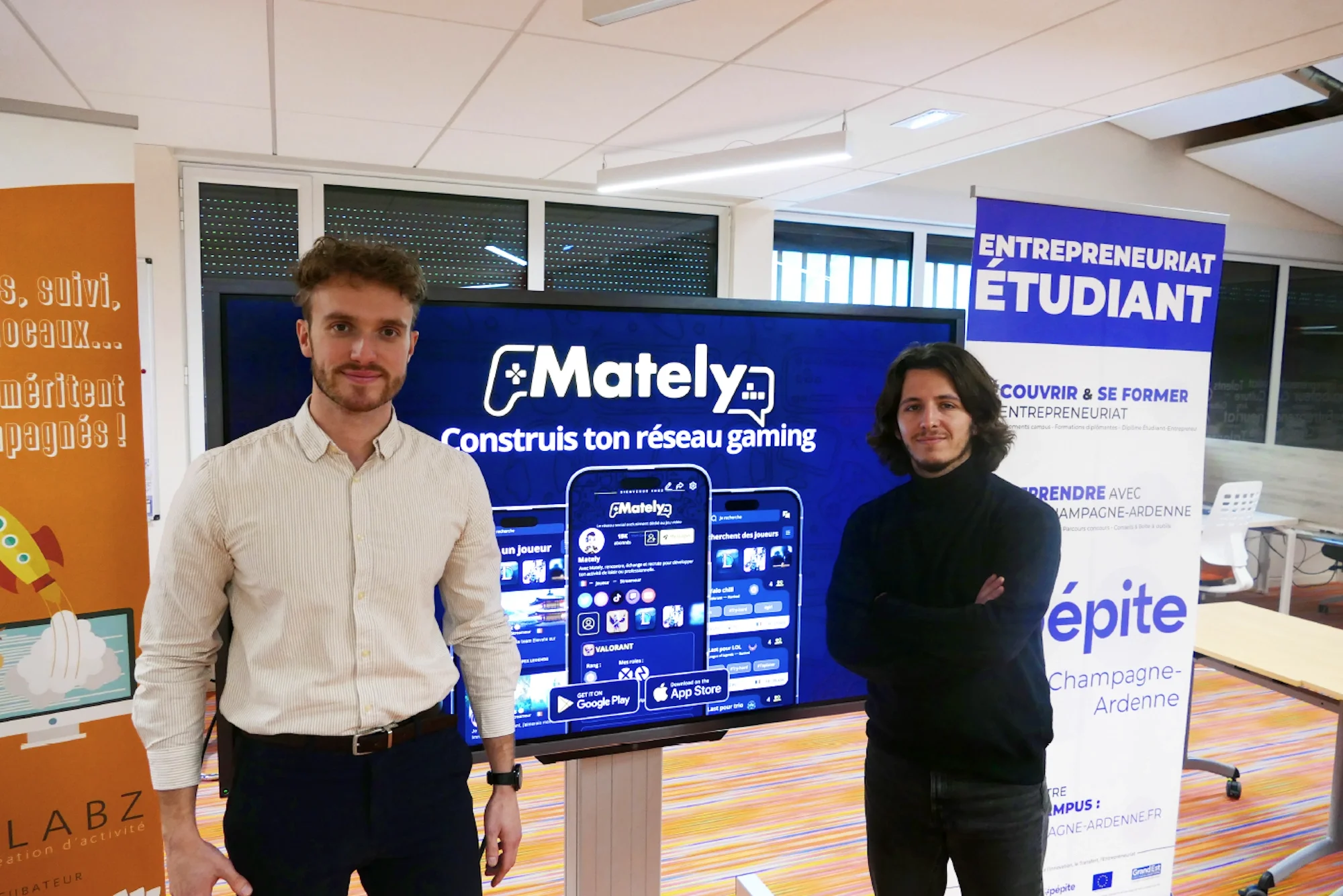 Photo de William Pierquin et Enzo Goncalvez