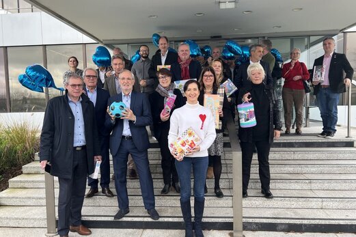 Photo des chefs d'entreprises et élus bénévoles