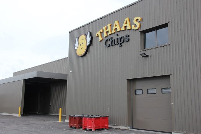 Photo de l'extérieur de l'usine Thaas