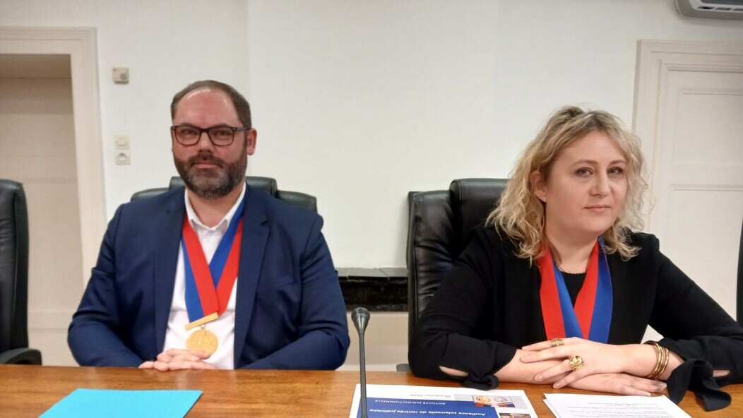 Photo de Loïc Gobé et Audrey Canonne