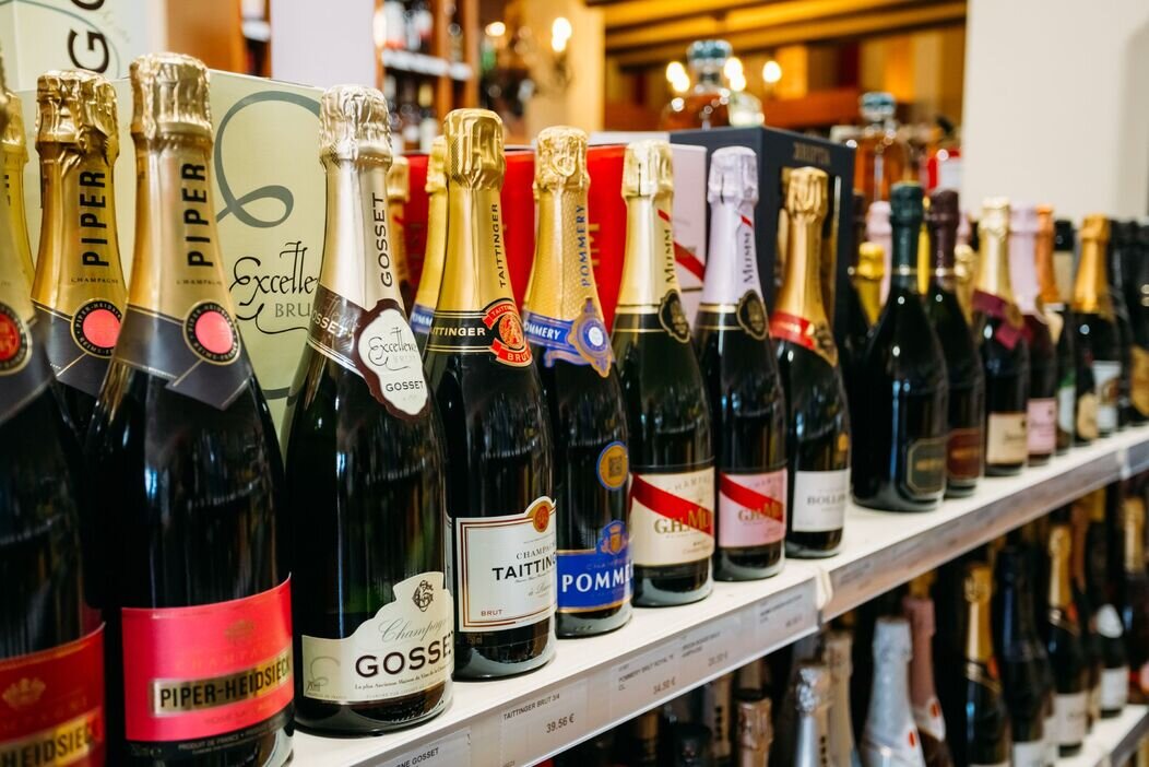 Photo de bouteilles de champagne