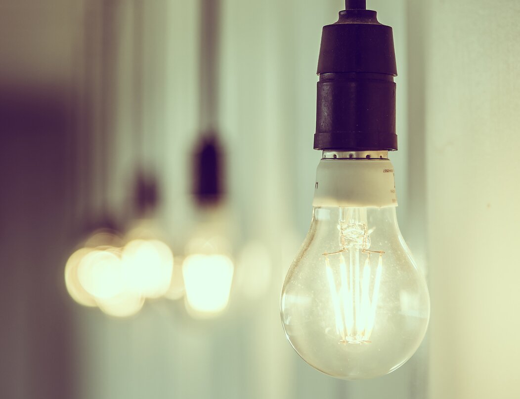 Photo d'une lampe électrique