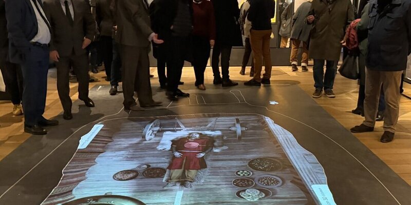 Le site reconstitué en vidéo avec la position du prince de Lavau sur son char