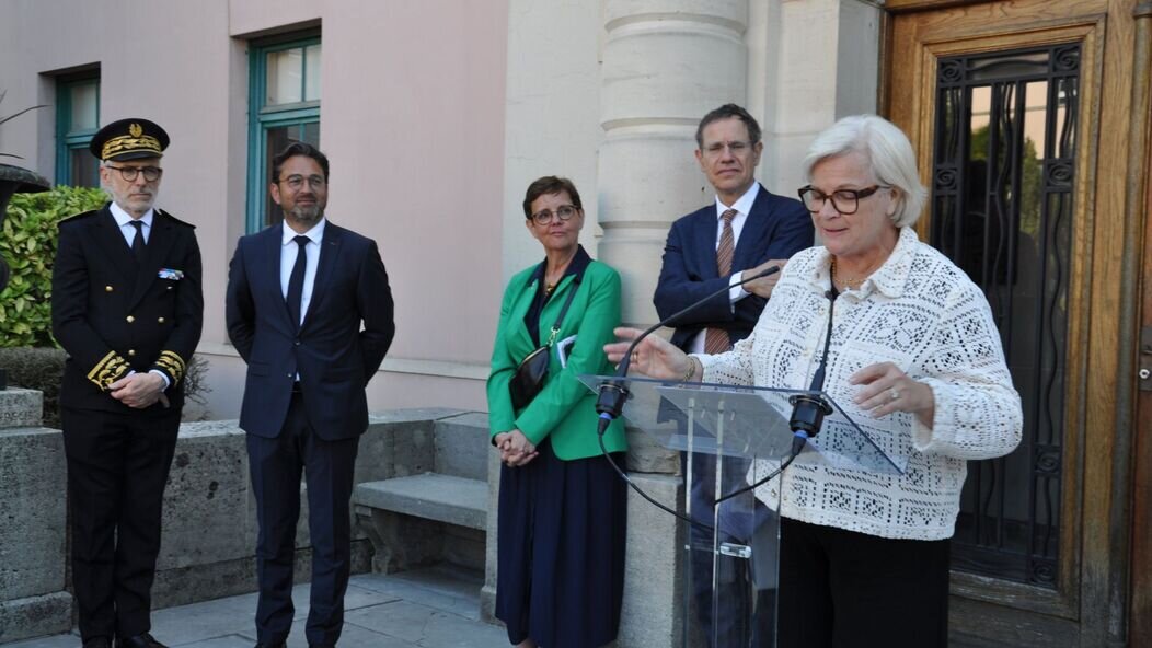 Photo de Catherine Vautrin, Henri Prévost, Arnaud Robinet, Nathalie Bednarek et Carl Arndt