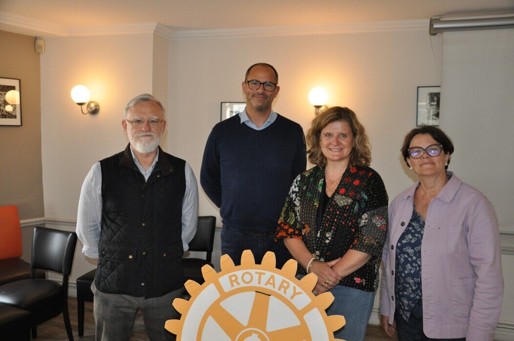 Photo de Me Olivier Chalot, Jean Roger, Me Isabelle Baisieux et Violaine Laurant-Noël