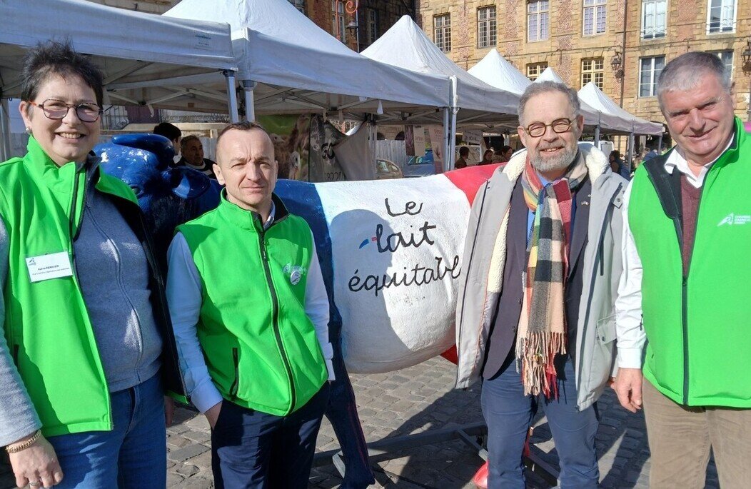 Photo de Karine Renaudin, Jean-Baptiste Bourin, Thierry Lebegue et Patrick Fostier