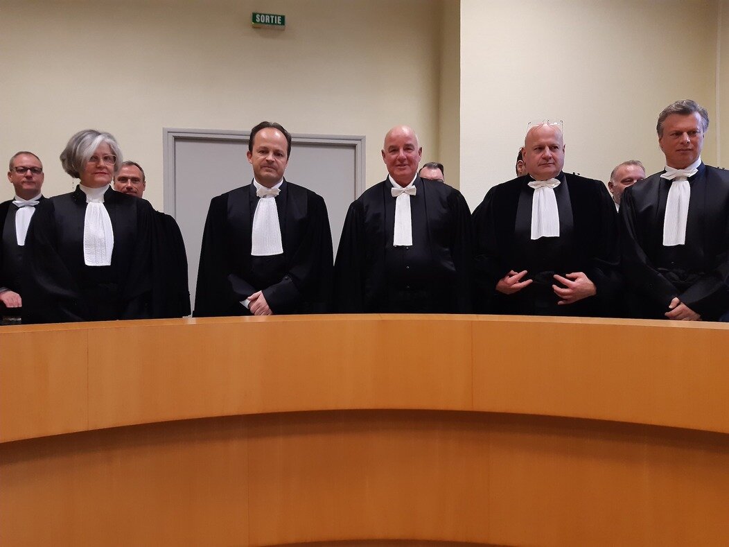 Thierry Collet et les juges du Tribunal de Commerce des Ardennes
