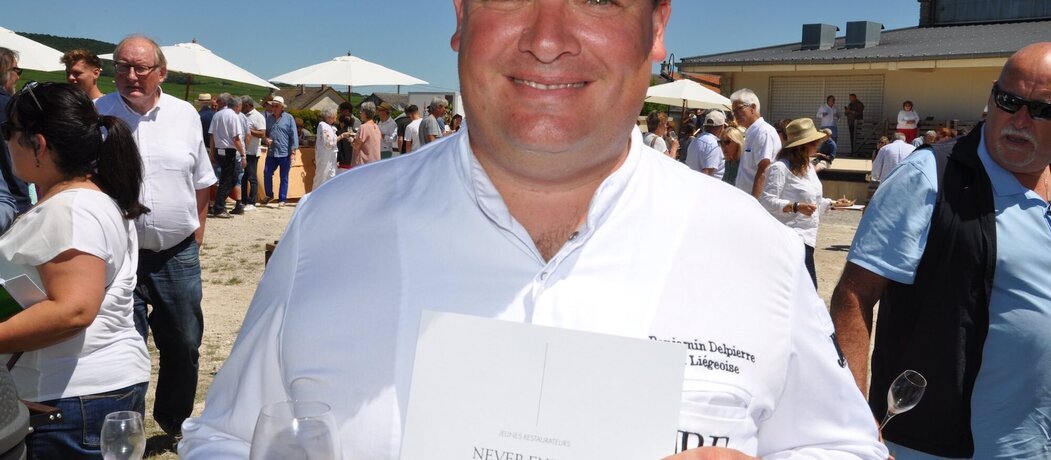 Benjamin Delpierre, président de la branche française des Jeunes Restaurateurs Européens