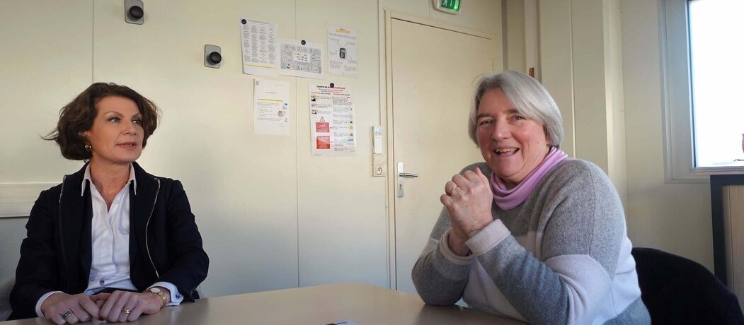 Photo de Dominique Carlac'h et Marthe Prunier