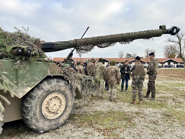 Photo d'un char militaire