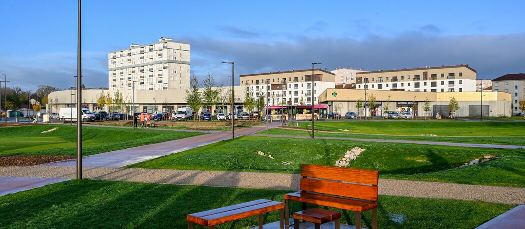 Photo du quartier d'habitat social du Verbeau