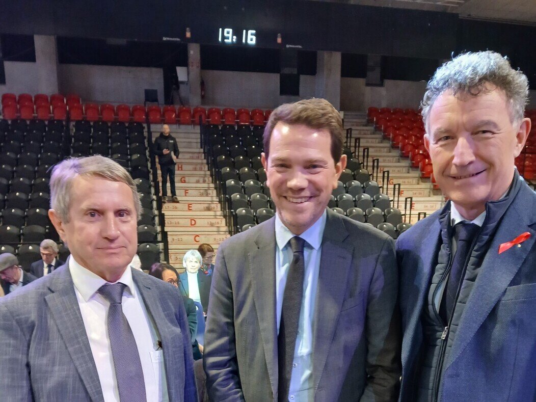 Photo de Franck Leroy, Noël Bourgeois et Boris Ravignon