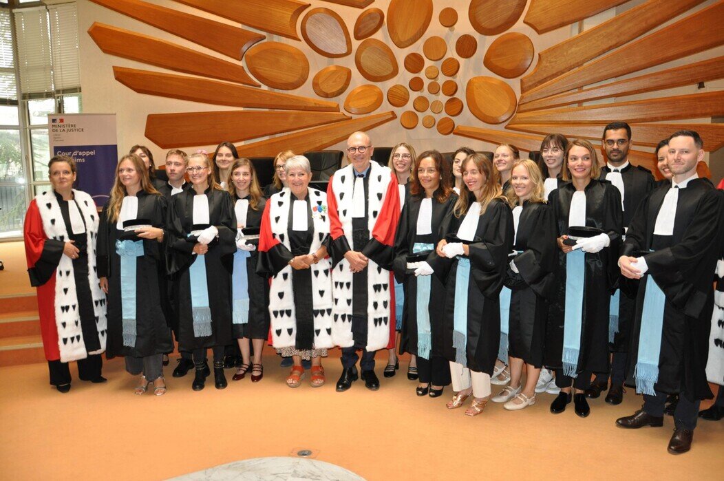Photo des nouveaux magistrats cour d'appel