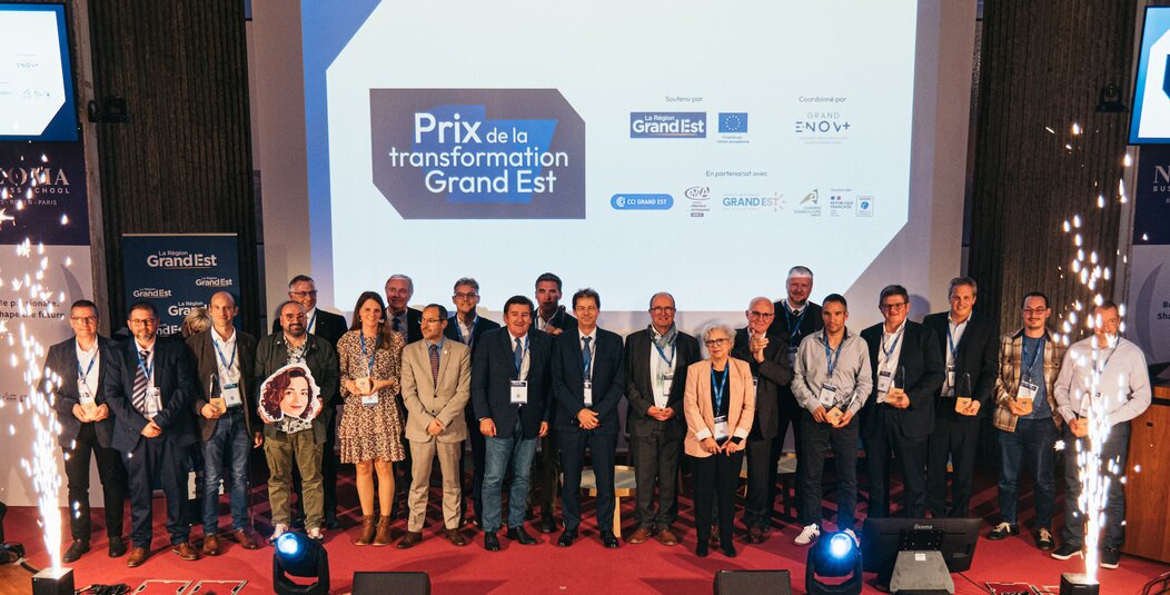 Photo des lauréats des prix de la Transformation Grand Est 2024