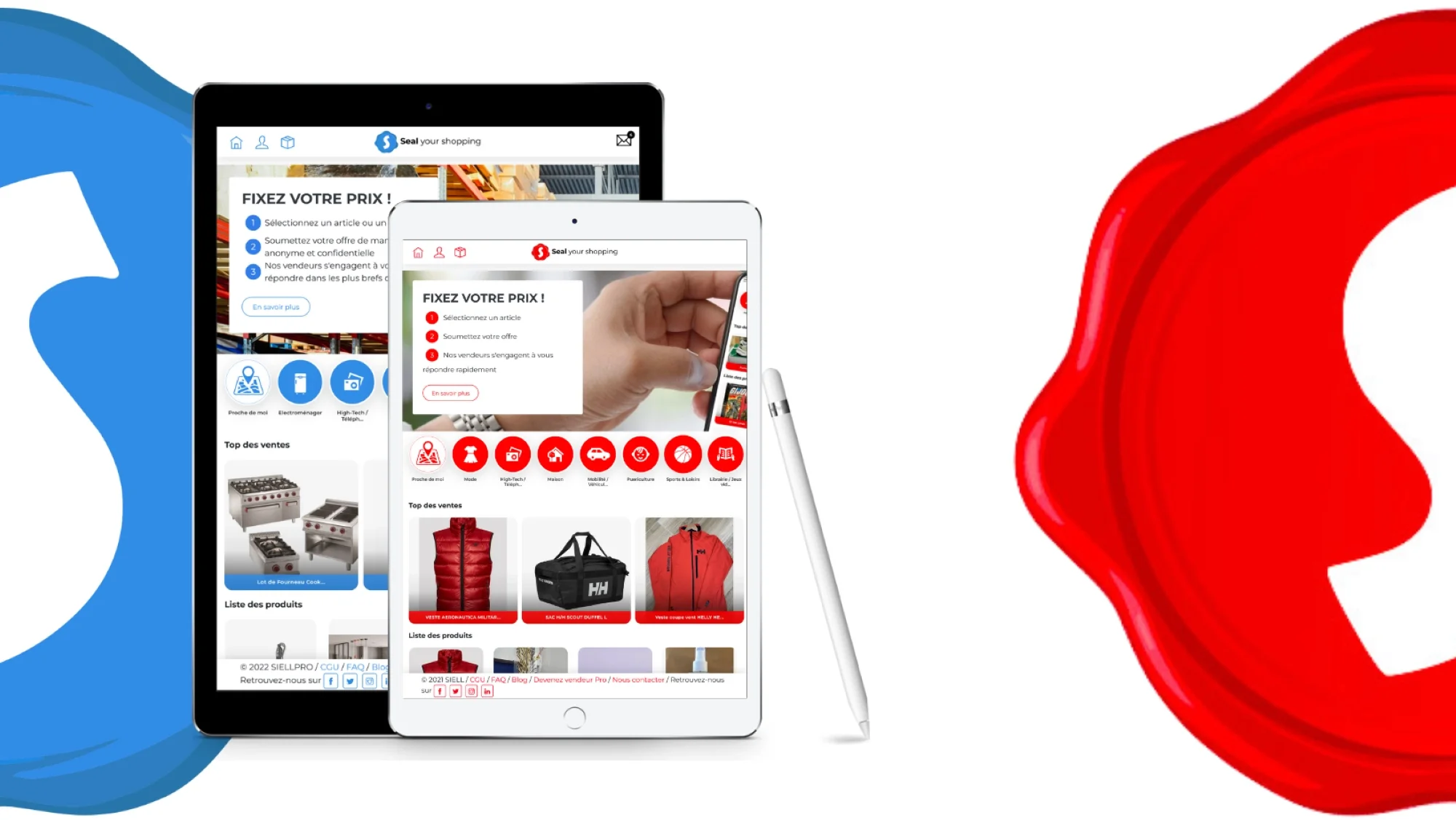 Photo des sites Siell.com et Siellpro.com